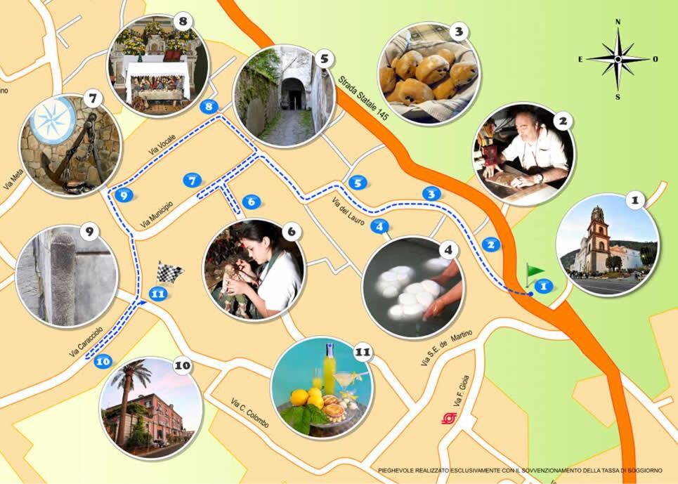 Villino L'Aranceto Sorrentino Bed & Breakfast Meta Eksteriør bilde